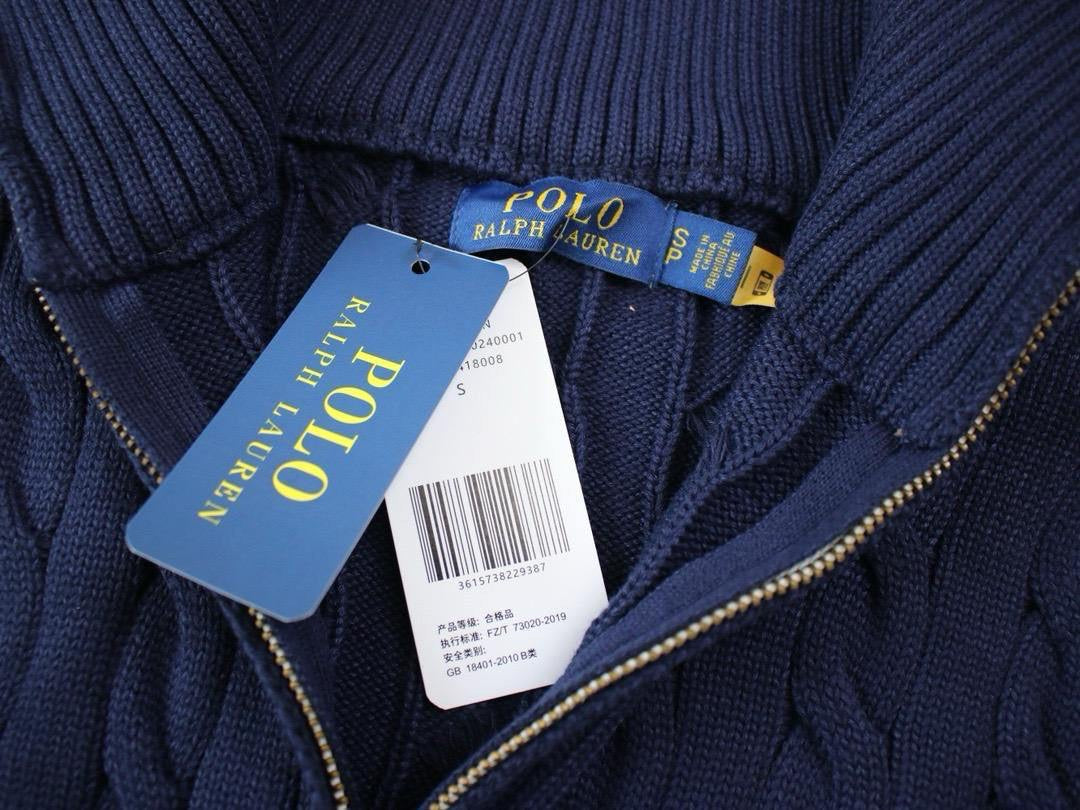 Polo Half Zipper Sweaters