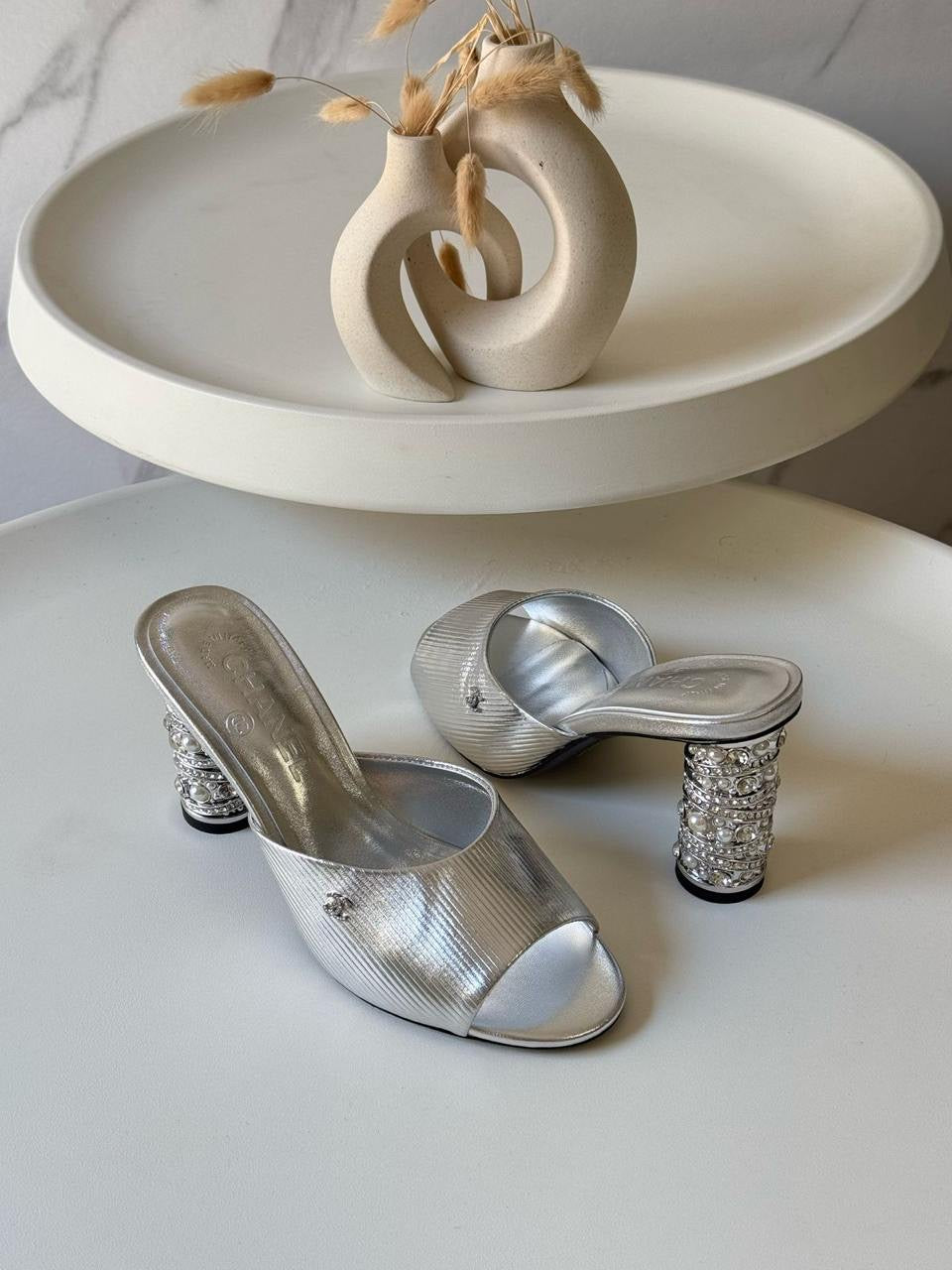 CHANEL HEELS 3 colors