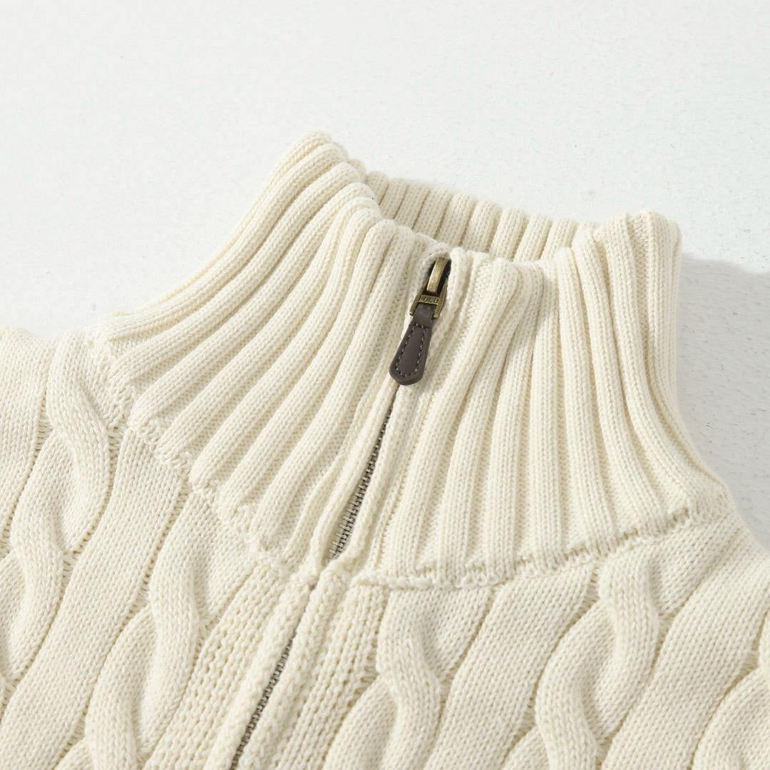 Polo Full Zipper Sweaters