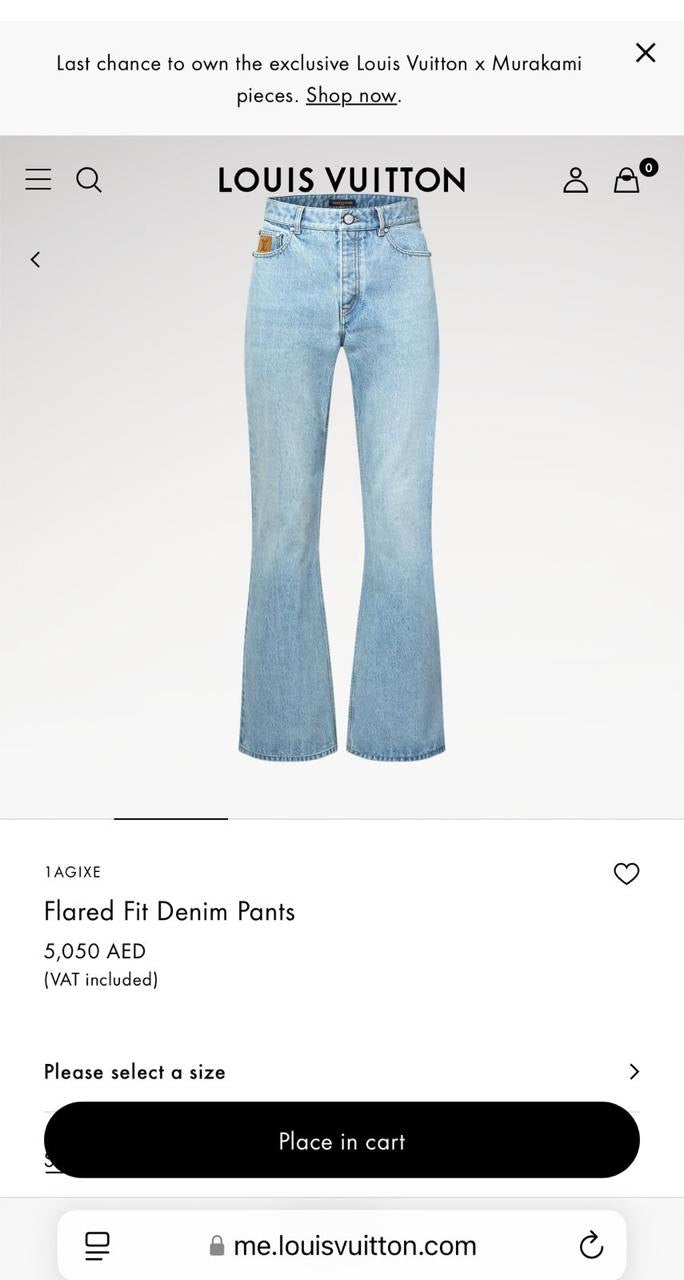 Louis Vuitton Jeans Pants