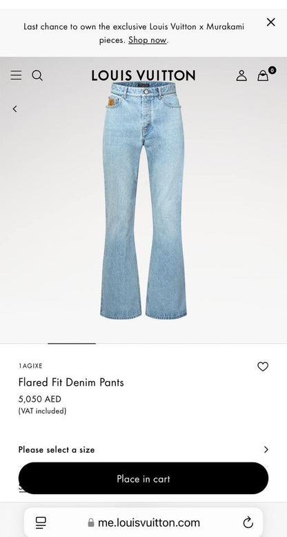 Louis Vuitton Jeans Pants