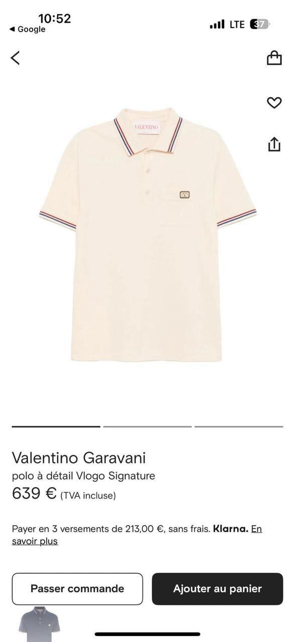 Valentino Polo Shirt 3 colors