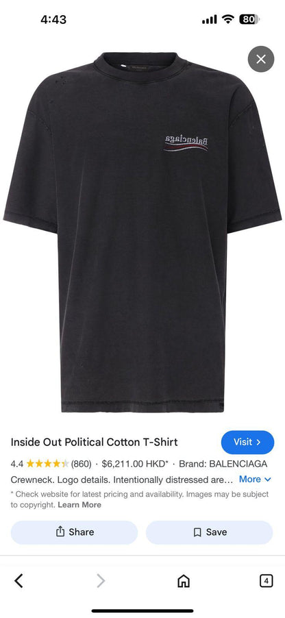 Balenciaga T-Shirt 5 colors
