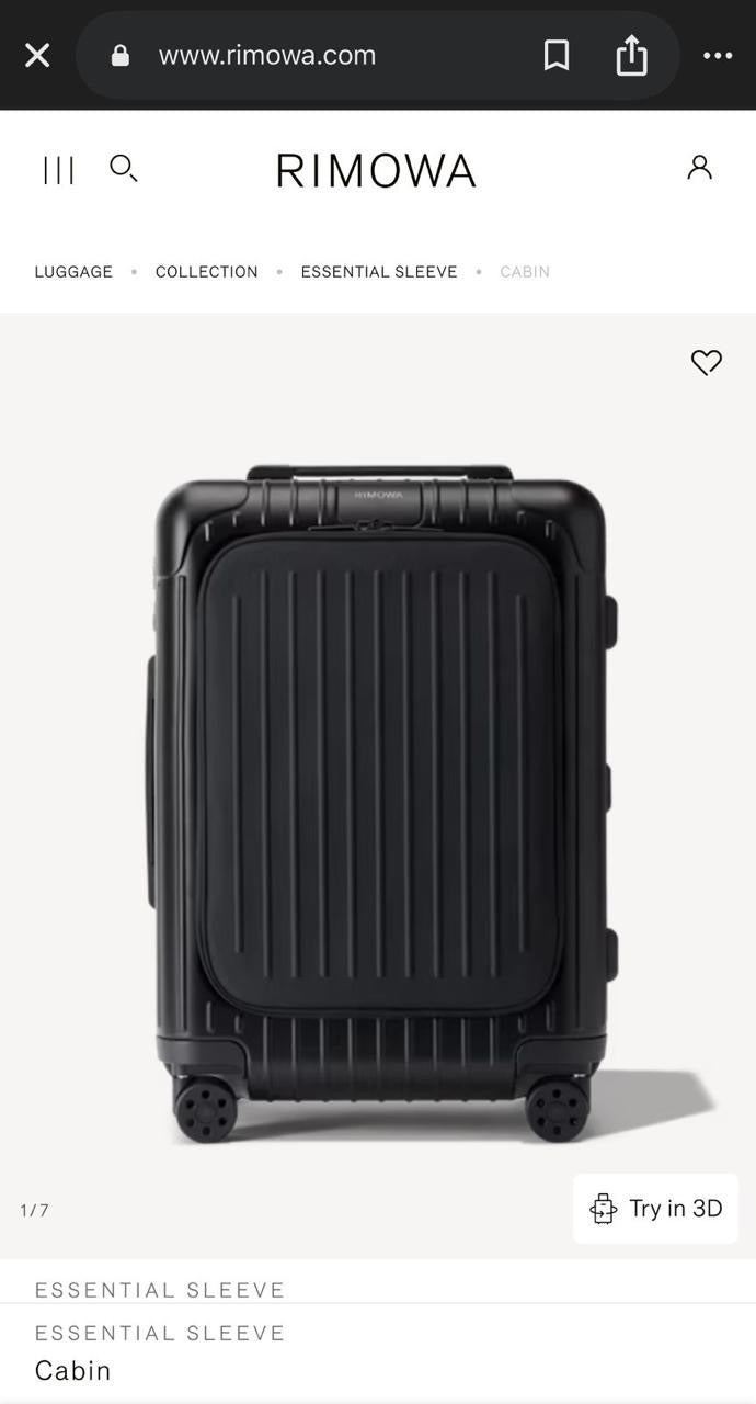 Rimowa Essential Cabin 2 colors
