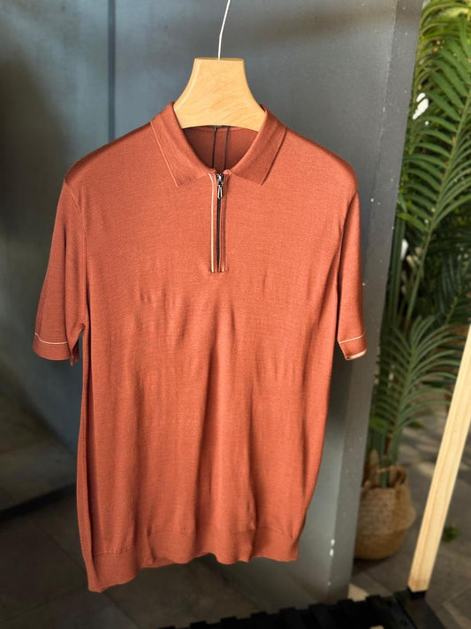 Loro Piana Zipper Polo Shirt 5 colors