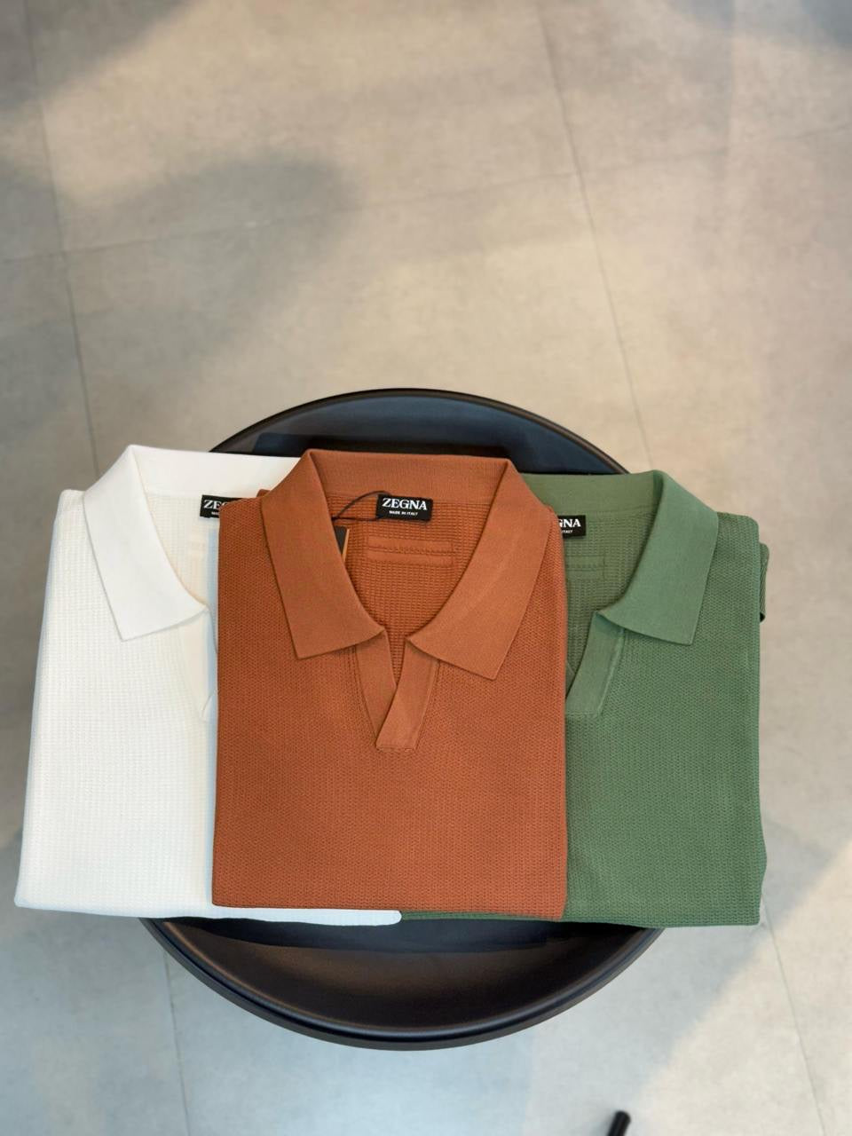 Zegna Polo Shirt 4 colors