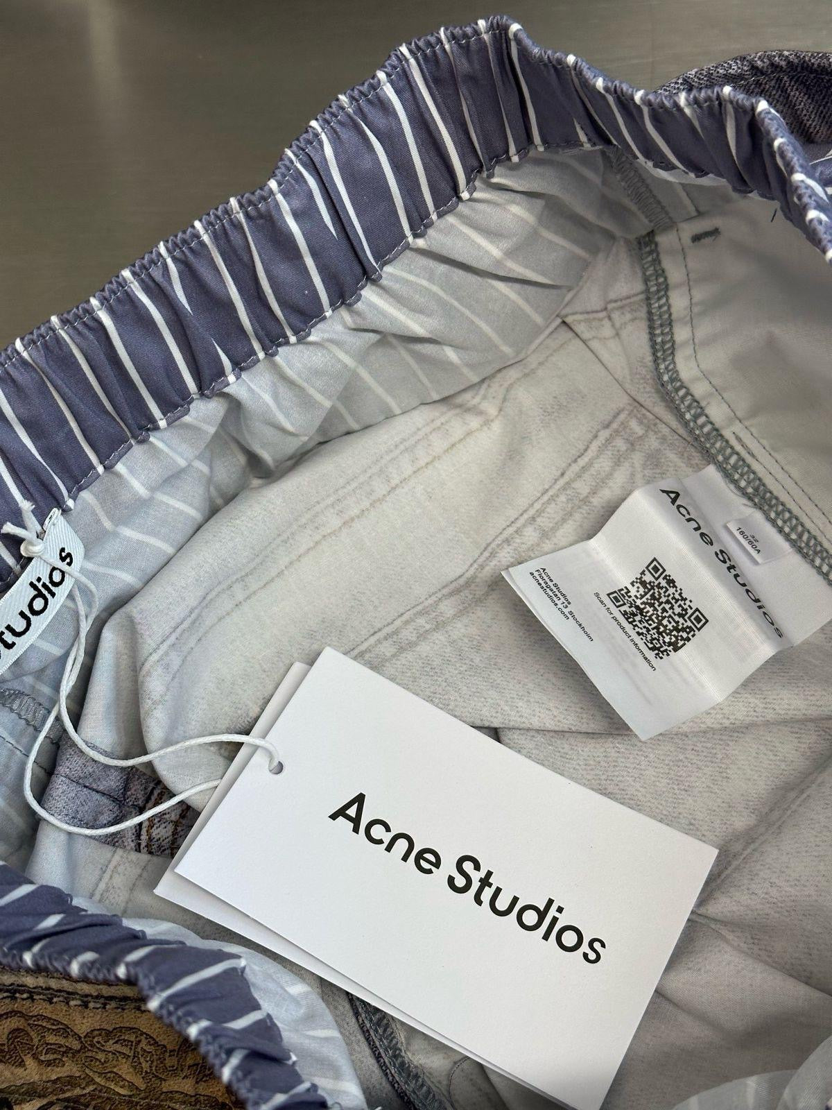 Acne Studios Wide Leg Jeans Pants
