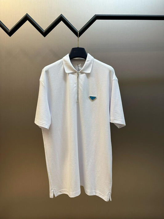 Prada Zipper Polo Shirt