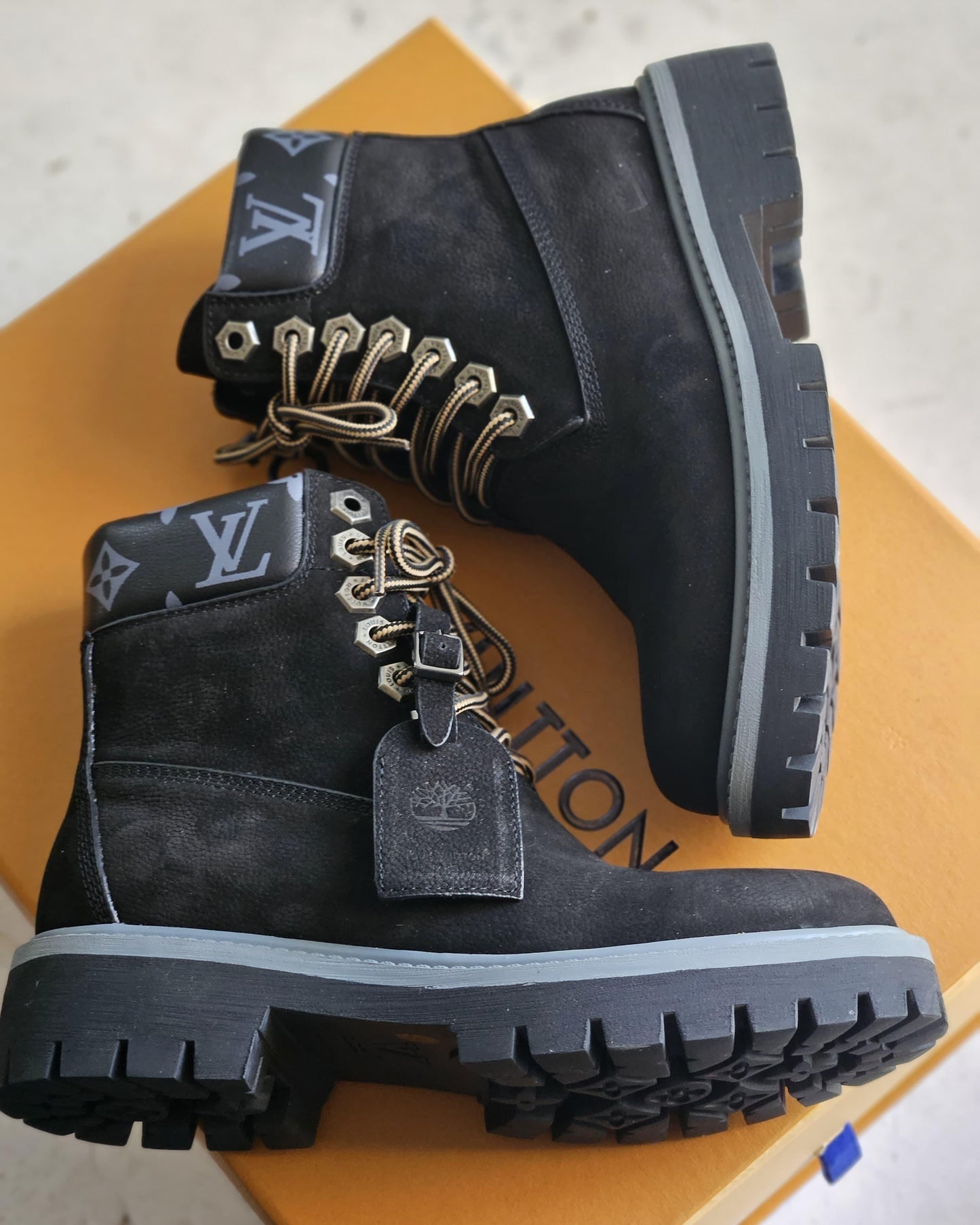 Louis Vuitton X Timberland Boots
