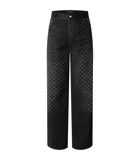 Louis Vuittom Wide Leg Denim Pants