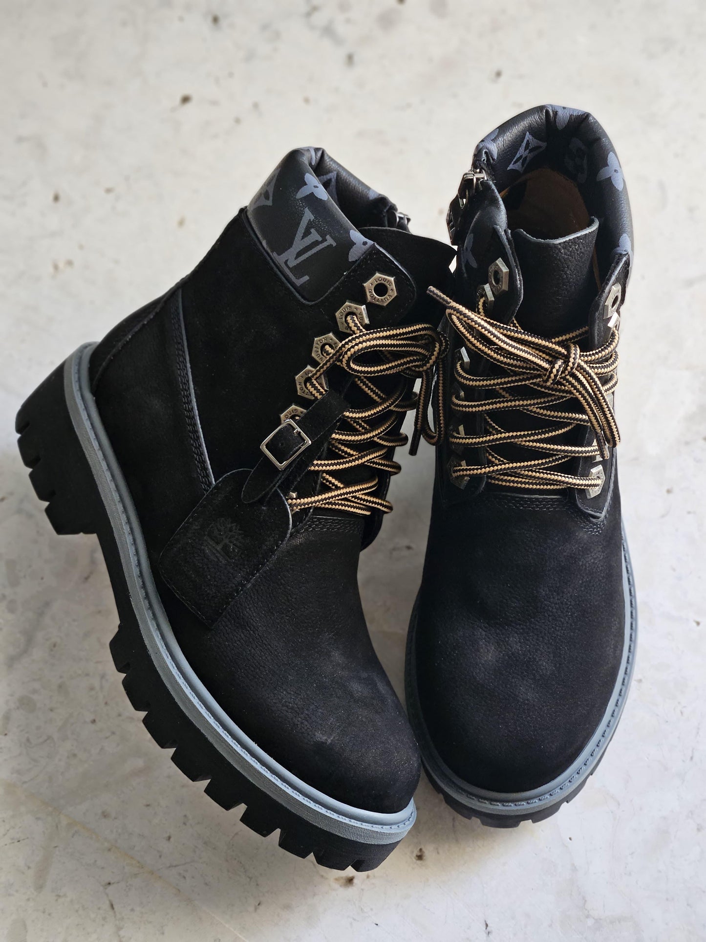 Louis Vuitton X Timberland Boots