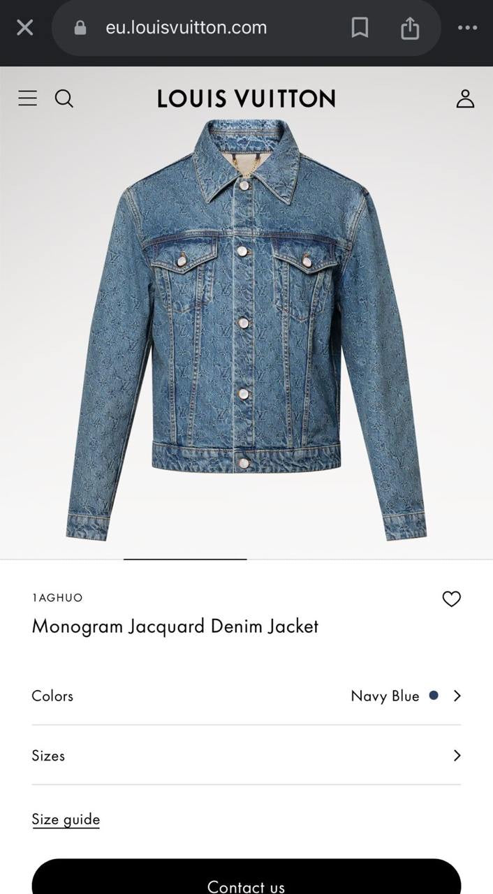 Louis Vuitton Jeans Shirt