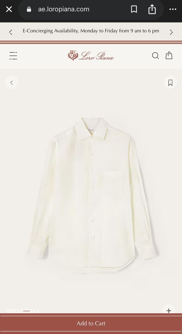 Loro Piana Shirt 5 colors