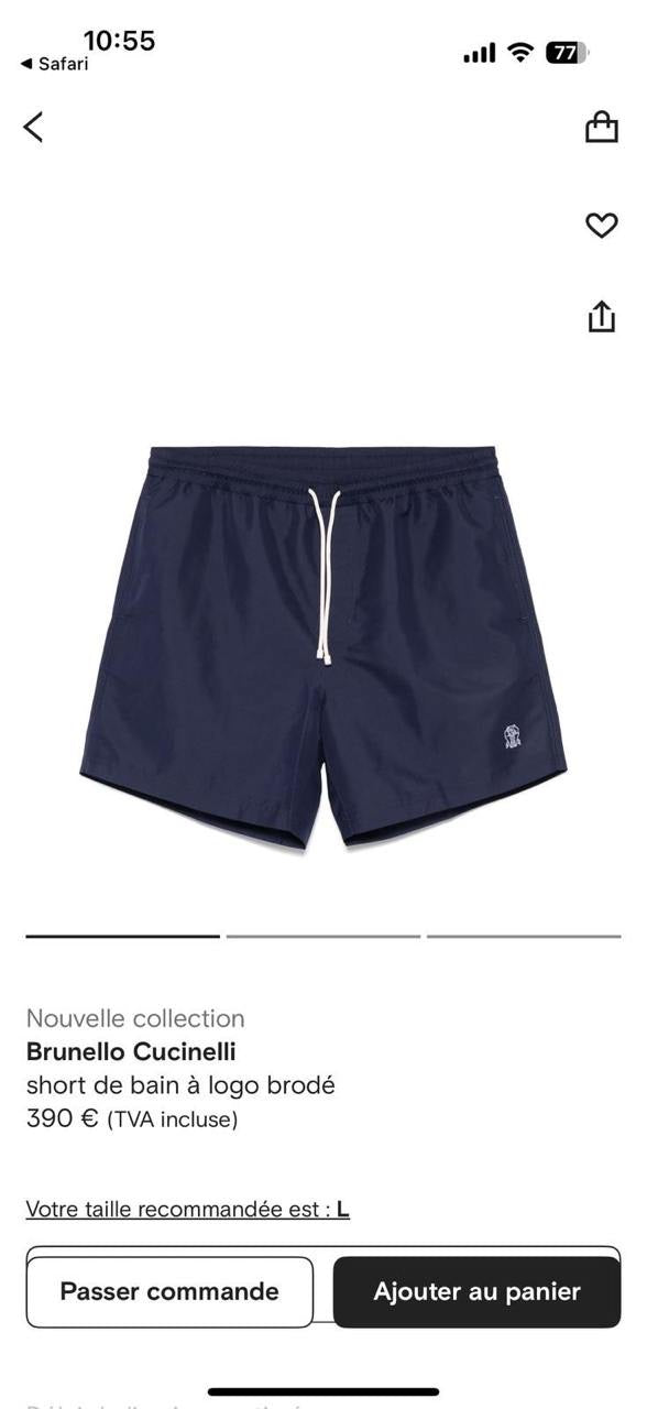 Brunello Cucinelli Short 5 colors