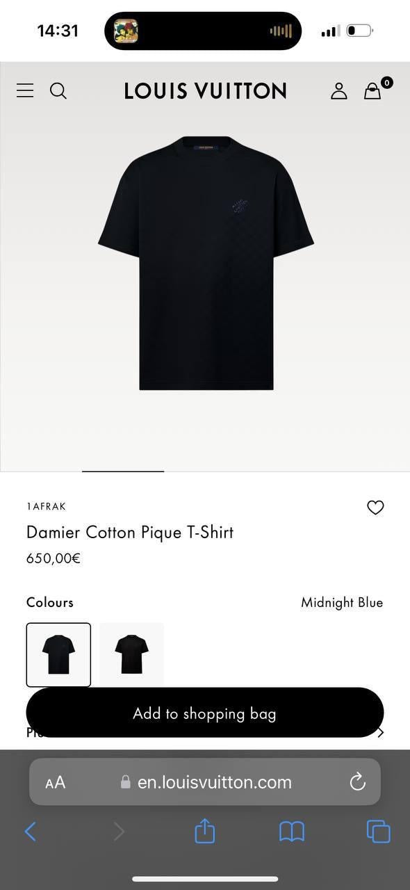 Louis Vuitton T-Shirt 3 colors