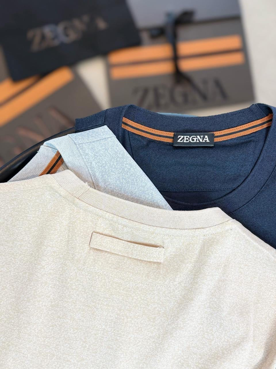 Zegna Cashmere T-Shirt 3 colors