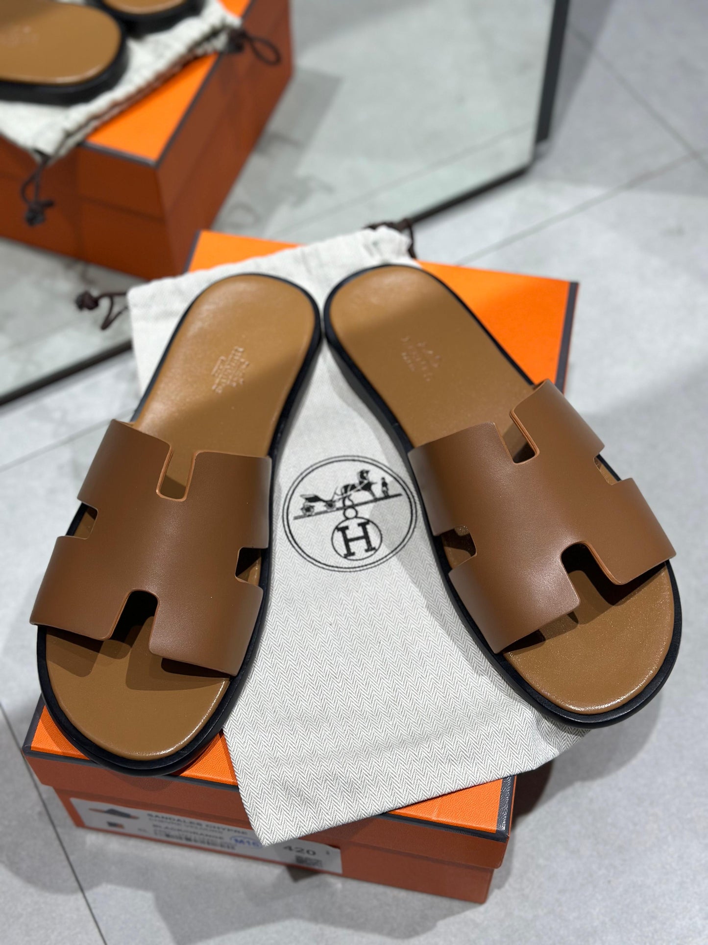 Hermes Slipper