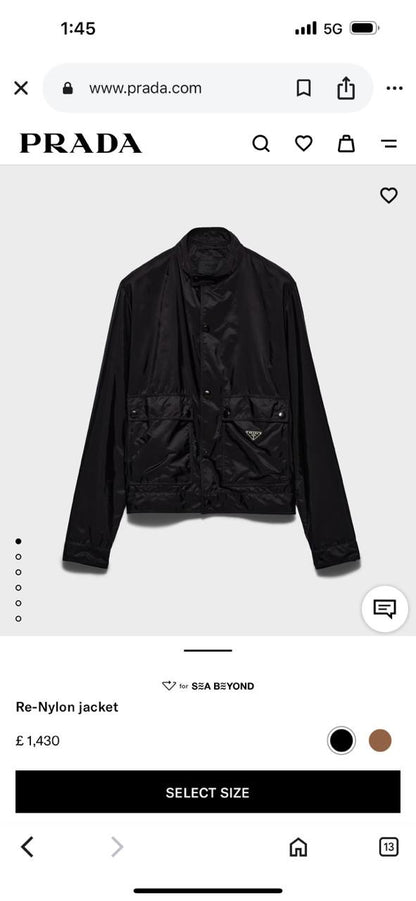 Prada Nylon Shirt