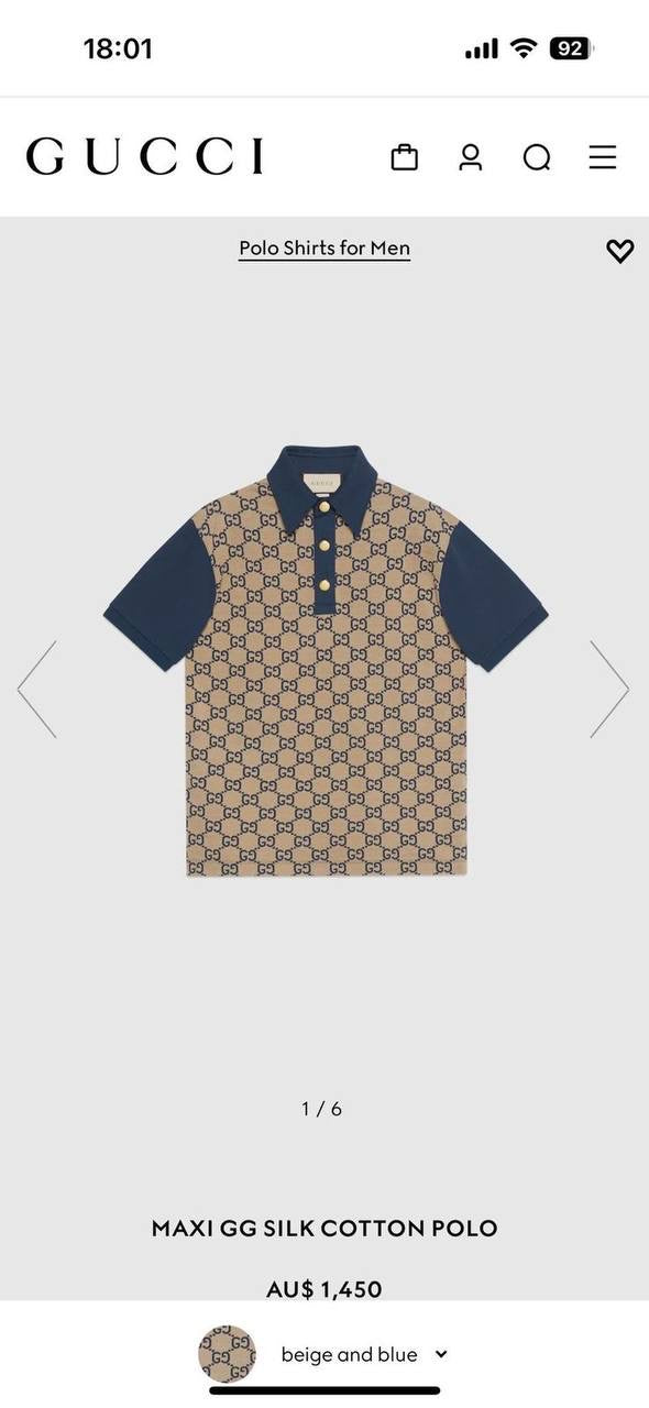 Gucci Polo Shirt 2 colors