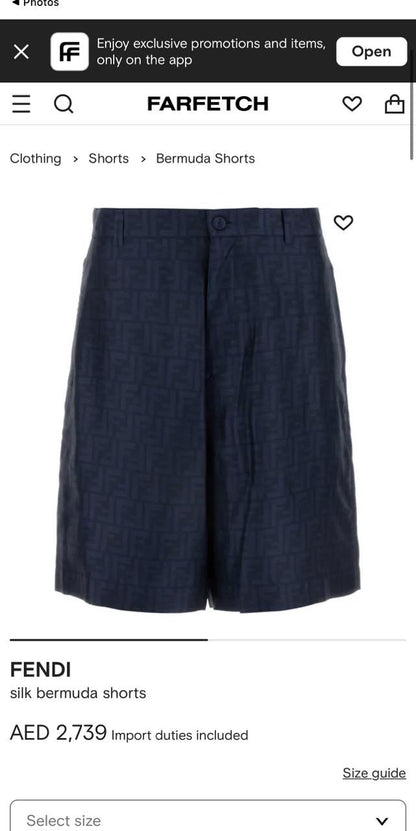 Fendi Silk Set