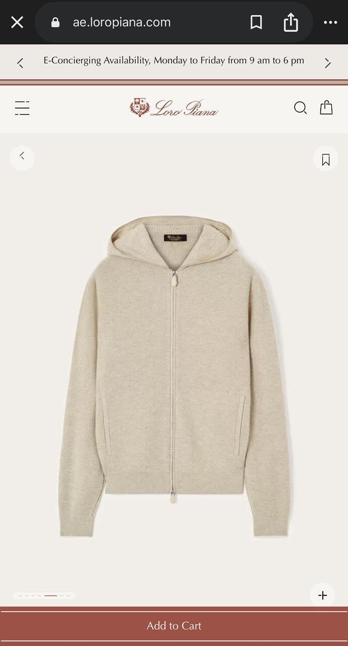 Loro Piana Cashmere Hoodies