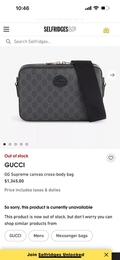 Gucci Sling Bag (VIP Quality)