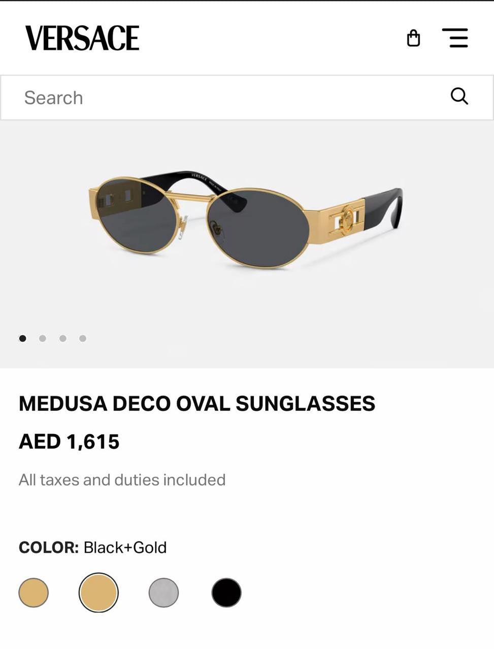 Versace Sunglasses 3 colors