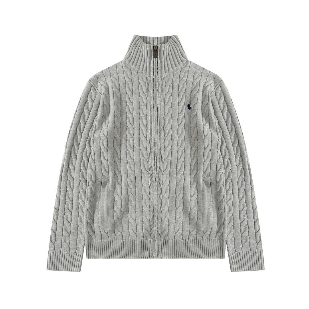 Polo Full Zipper Sweaters
