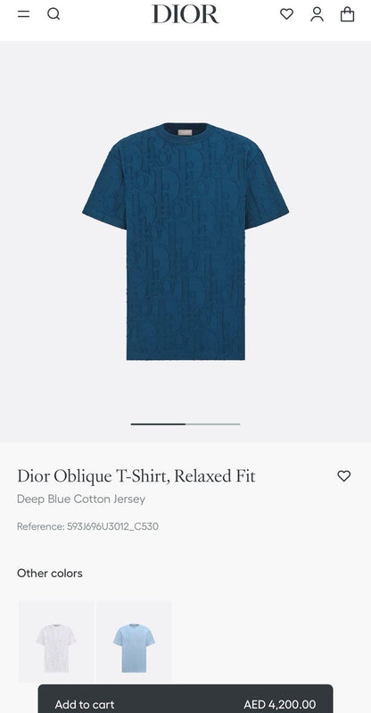 Dior T-Shirt 2 colors
