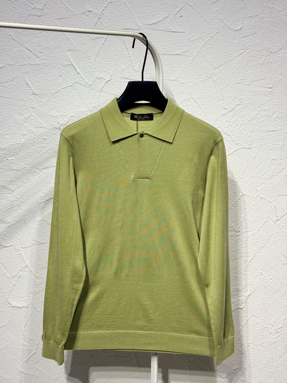Loro Piana Long Sleeve Polo Shirt