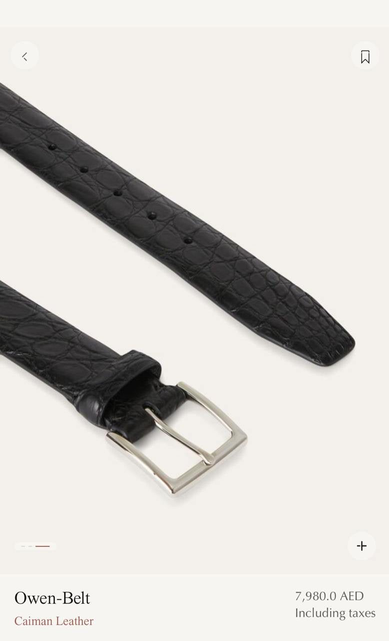 Loro Piana Belt 3 colors
