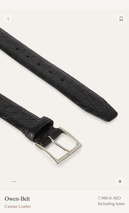 Loro Piana Belt 3 colors
