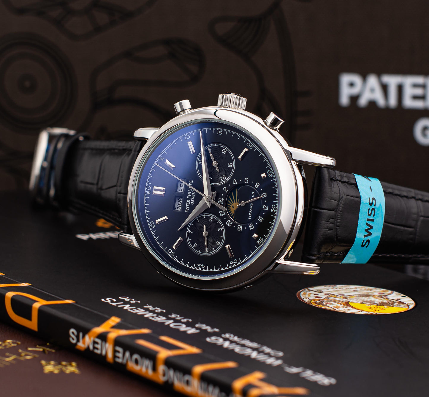 Patek Philippe Perpetual Calendar Chronograph Watch 5 colors