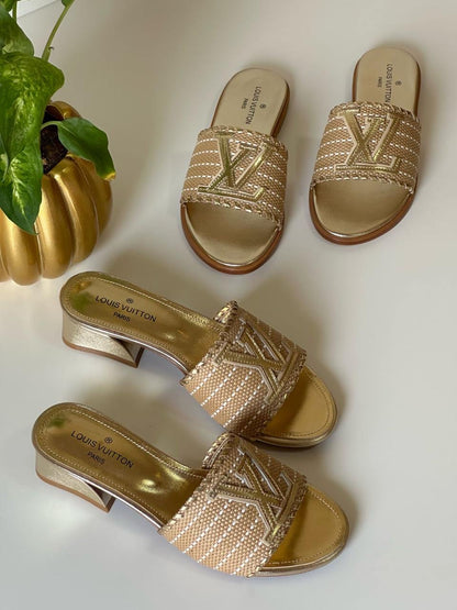 Louis Vuitton Heels & Slipper 4 colors