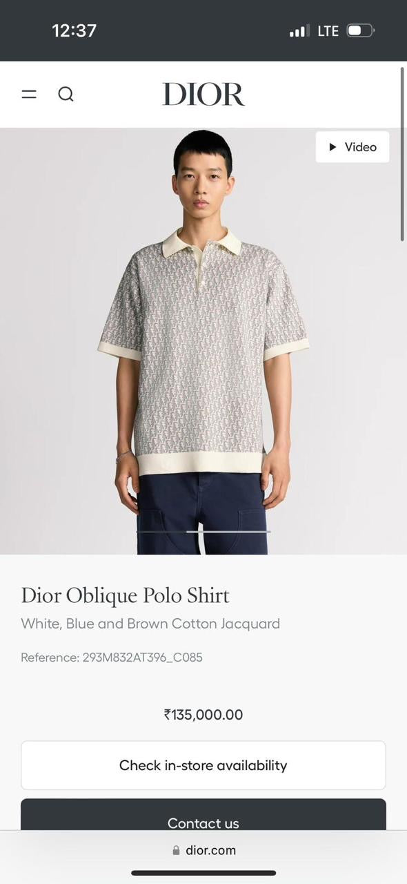 Dior Polo Shirt 2 colors