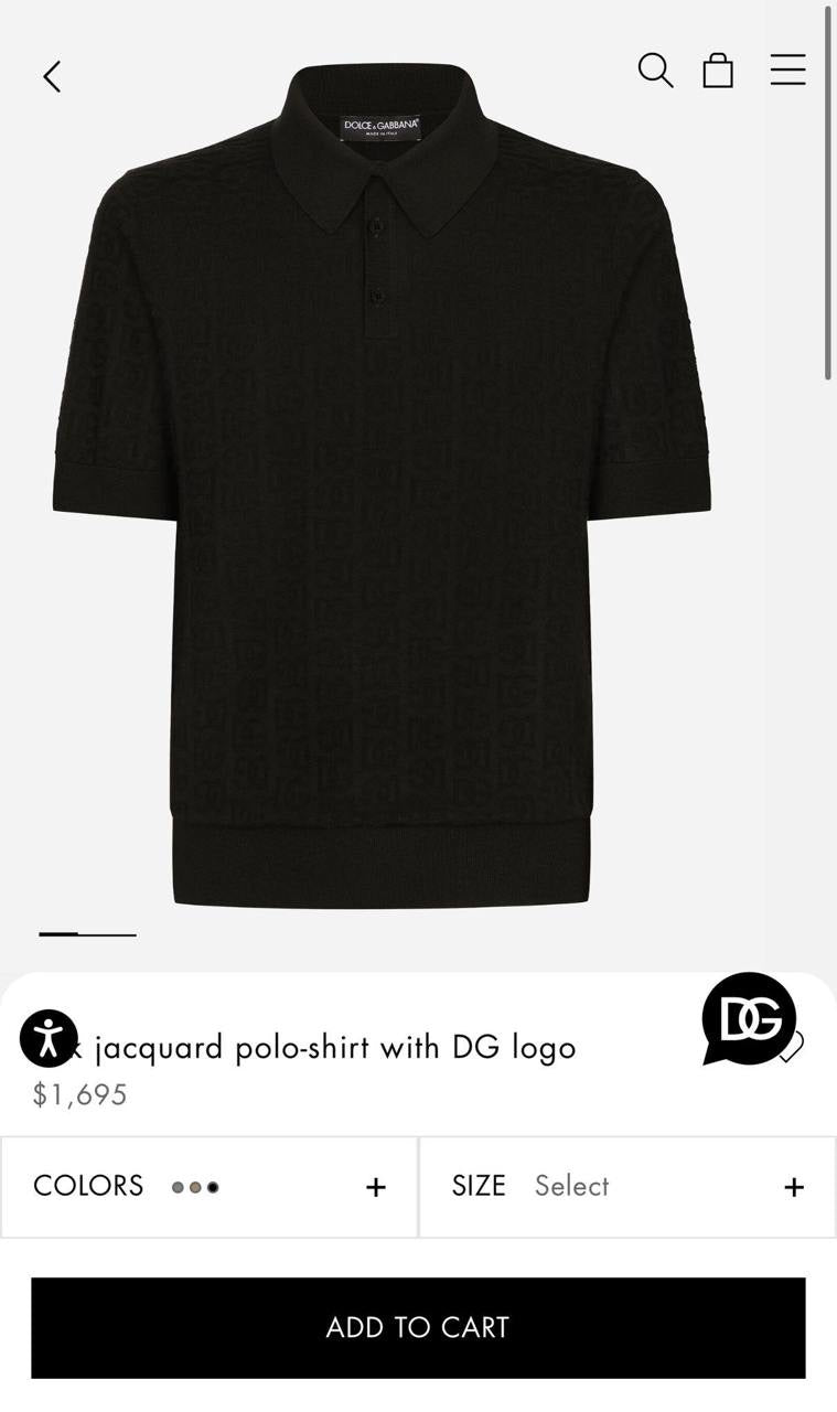 Dolce & Gabbana Polo Shirt 2 colors
