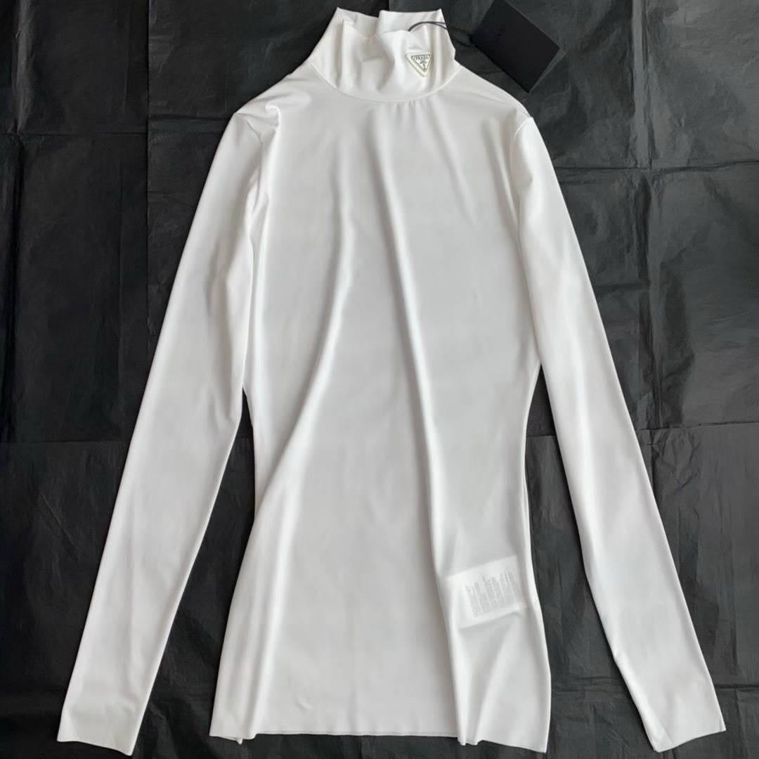 Prada Close Neck T-Shirt 2 colors