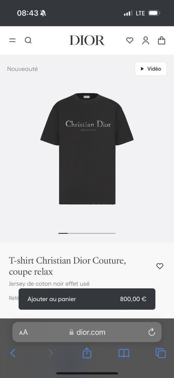 Dior T-Shirt 3 colors