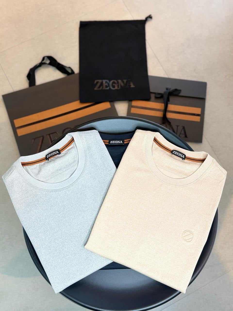 Zegna Cashmere T-Shirt 3 colors