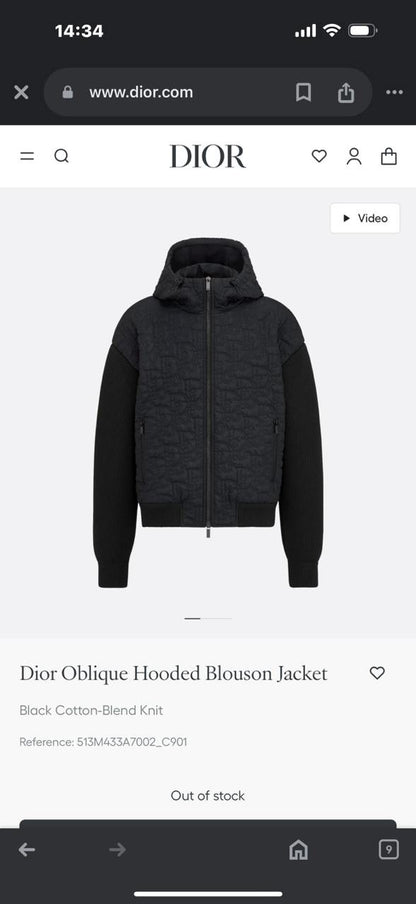 Dior Hoodie Jacket
