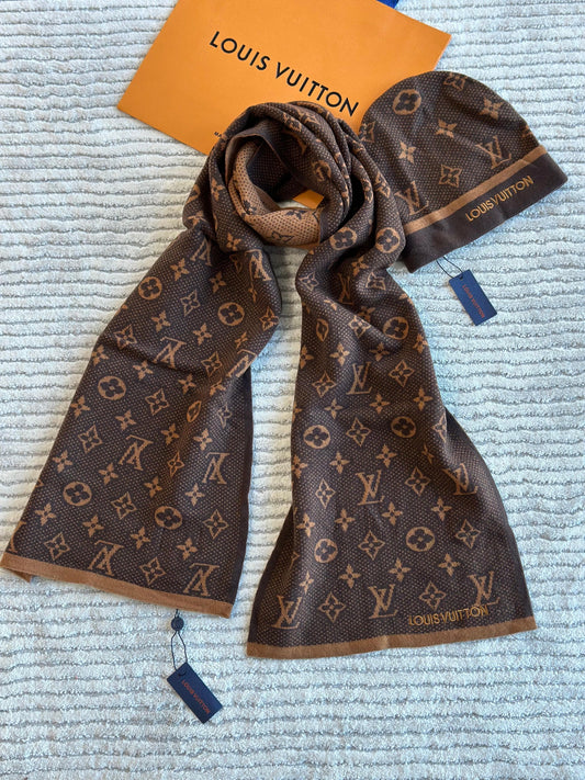 Louis Vuitton Beanie Set 4 colors
