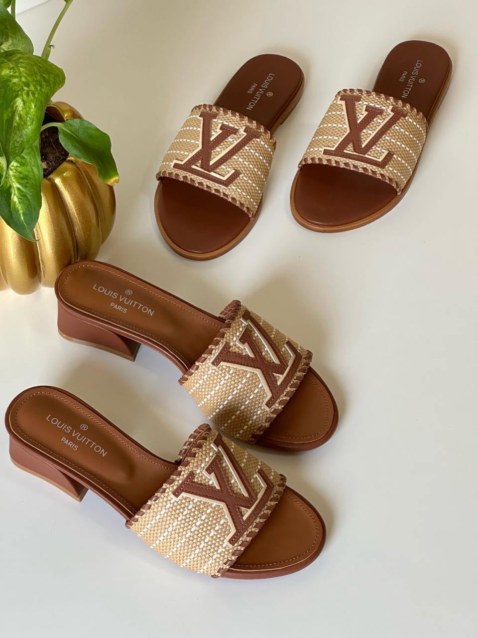 Louis Vuitton Heels & Slipper 4 colors