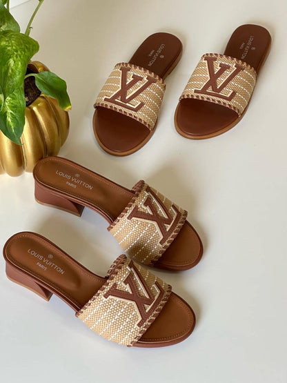 Louis Vuitton Heels & Slipper 4 colors