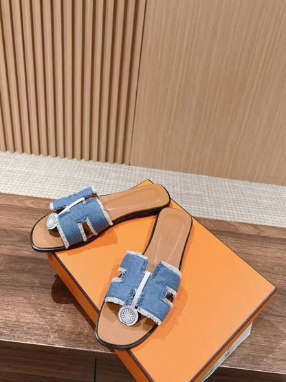 Hermes Slippers