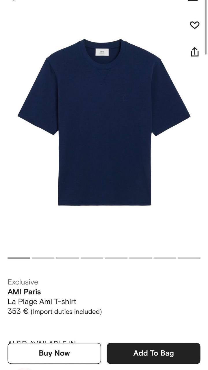 AMI T-Shirt 3 colors