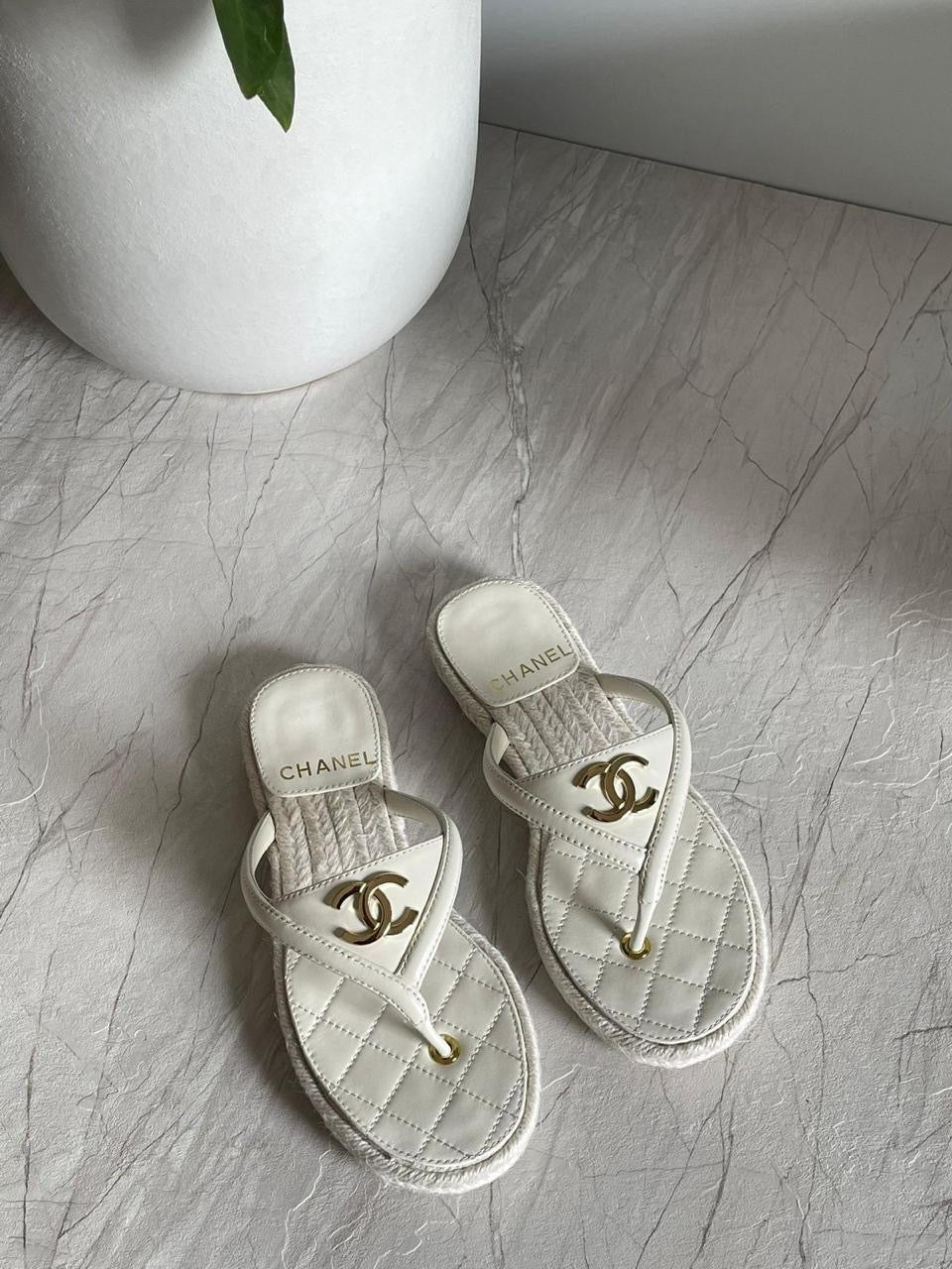 Chanel Slippers 2 colors