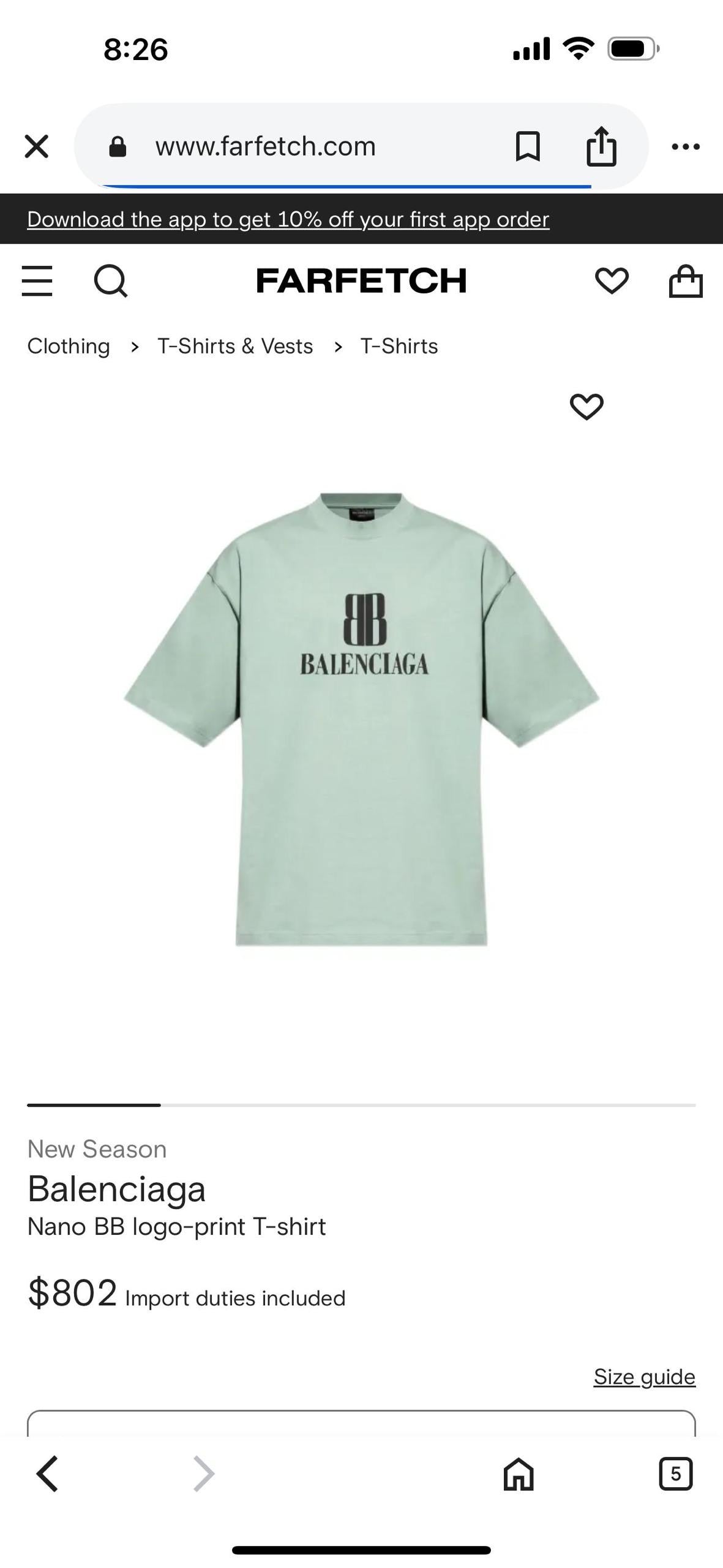 Balenciaga T-Shirt 2 colors