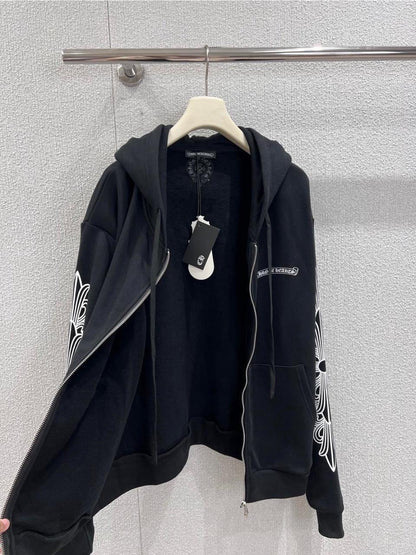 Chrome Hearts Zipped Hoodie