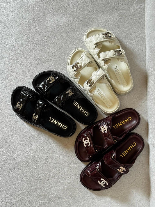 Chanel Slippers 3 colors