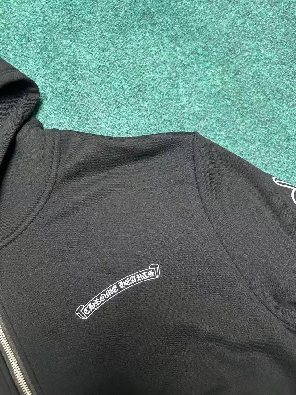Chrome Hearts Zipped Hoodie